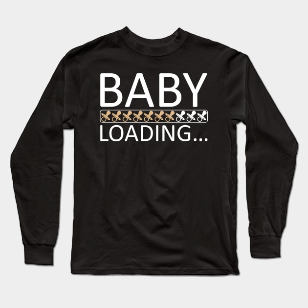 Maternity Shirt Baby loading with cute print Long Sleeve T-Shirt by FNO